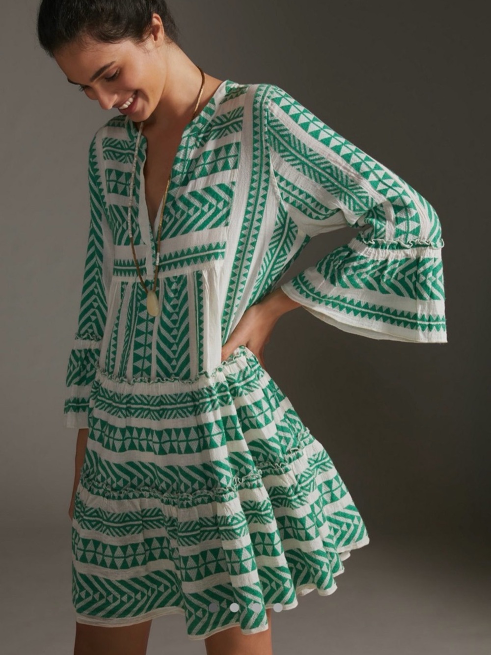 Devotion Twins Embroidered Ella Tunic Dress